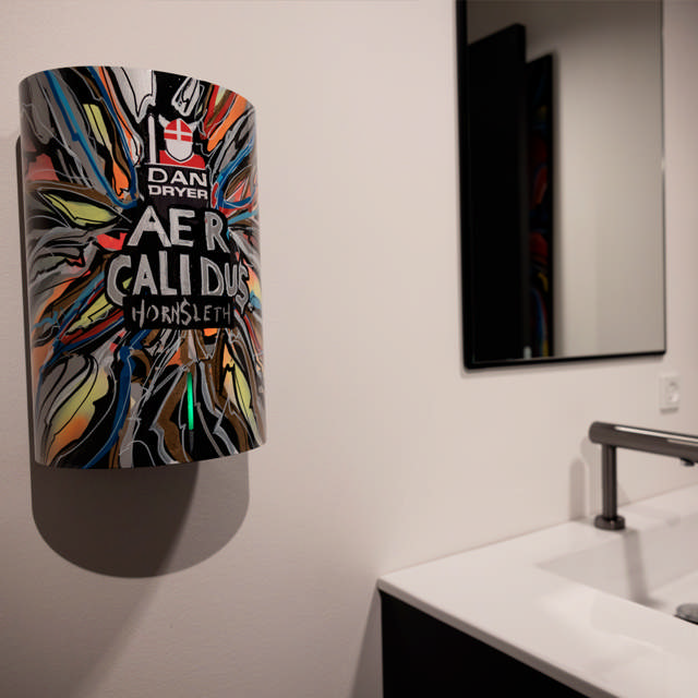 BJÖRK hand dryer, white