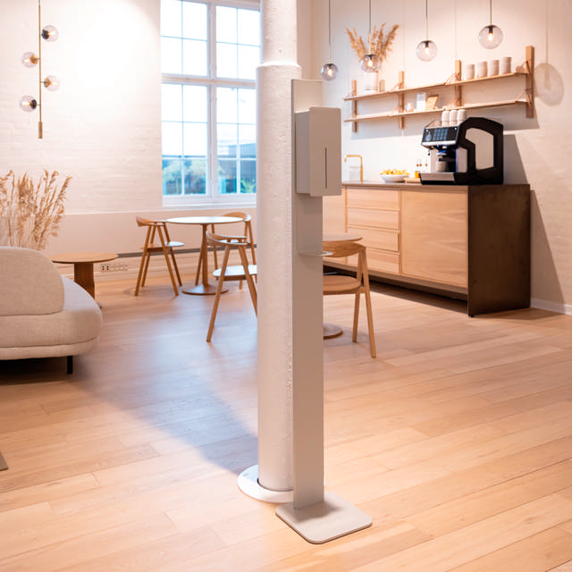 LOKI dispenser, disinfectant spray, white