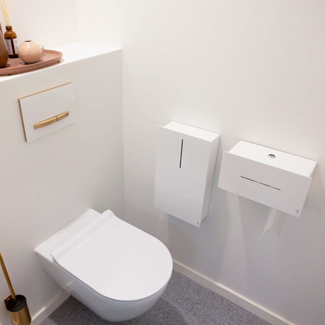 LOKI sanitary bin, 11L, white