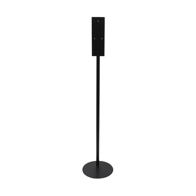 Floor stand for disinfectant dispenser, black