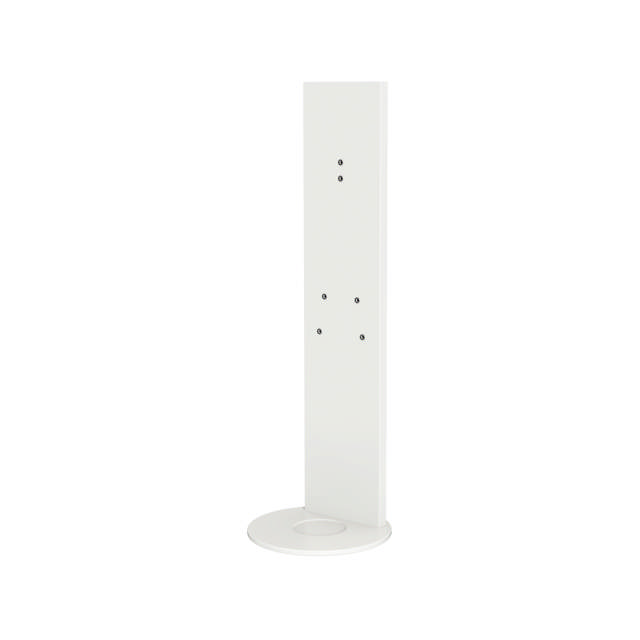 Table stand for disinfectant dispenser, white
