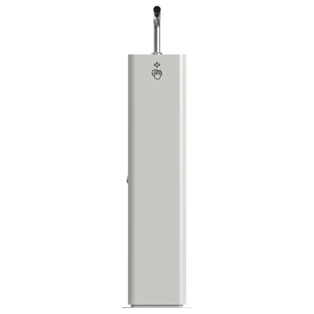 COLUMN sanitiser stand w/adapter, white