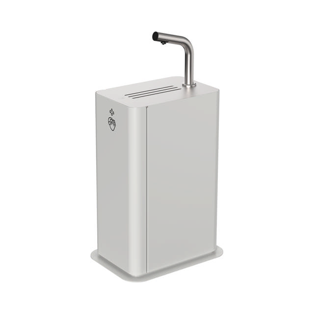 COLUMN JUNIOR sanitiser stand w/adapter, white